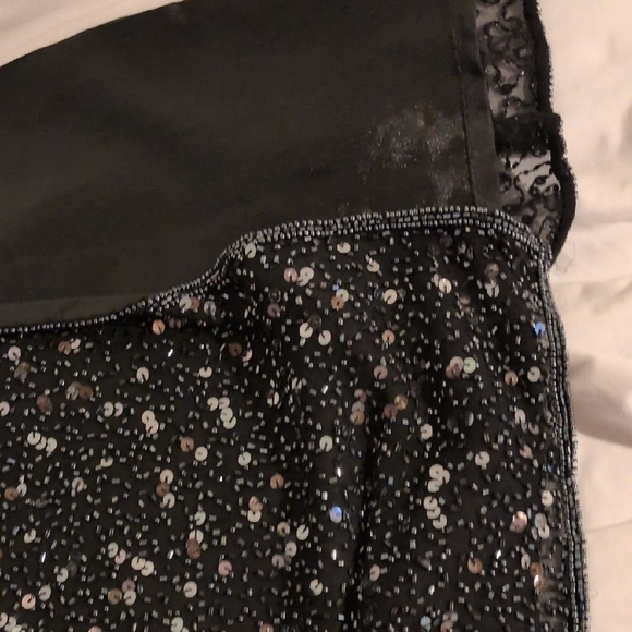 Scala Black Sequin Halter Gown - Picture 6 of 8